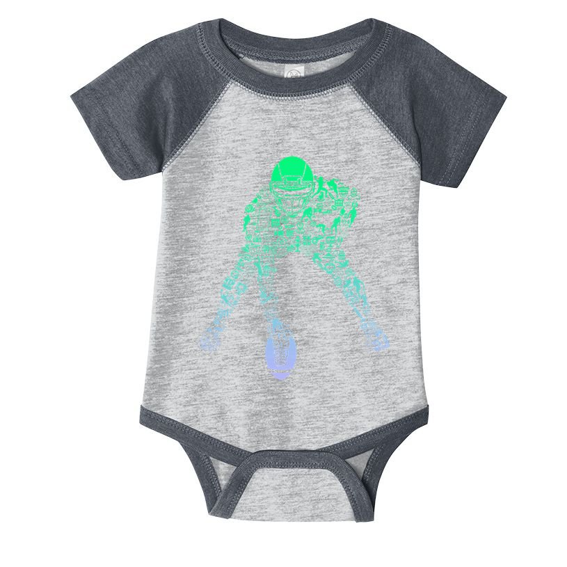 Football Center For Football Player Boy Football Infant Baby Jersey Bodysuit