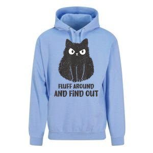 Funny Cat Fluff Around And Find Out Women Men Unisex Surf Hoodie