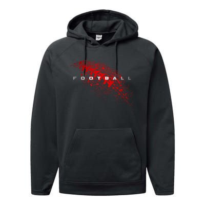 Football Clothing Performance Fleece Hoodie