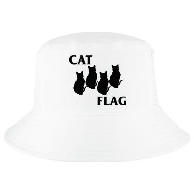 Funny Cat Flag Hardcore Music Parody Cool Comfort Performance Bucket Hat