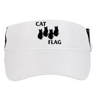 Funny Cat Flag Hardcore Music Parody Adult Drive Performance Visor