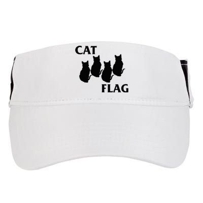 Funny Cat Flag Hardcore Music Parody Adult Drive Performance Visor