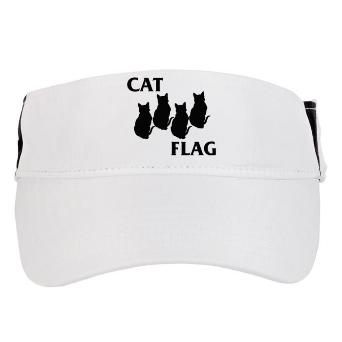 Funny Cat Flag Hardcore Music Parody Adult Drive Performance Visor