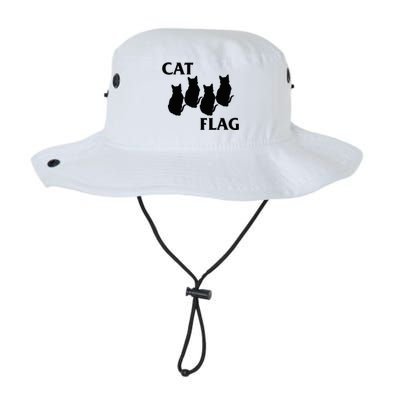 Funny Cat Flag Hardcore Music Parody Legacy Cool Fit Booney Bucket Hat