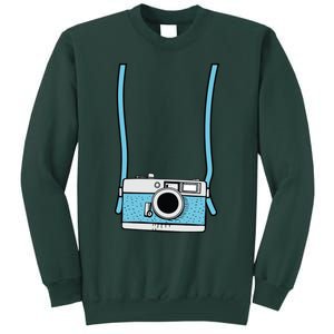 Fake Camera Fake Tourist Fun Vacation Gift Design Idea Sweatshirt