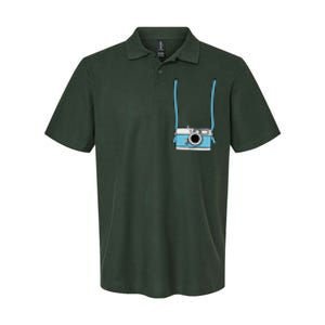 Fake Camera Fake Tourist Fun Vacation Gift Design Idea Softstyle Adult Sport Polo