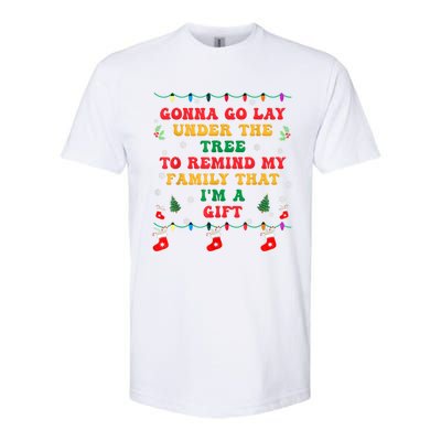 Funny Christmas Family Xmas Pajamas Being Related To Me Gift Softstyle CVC T-Shirt