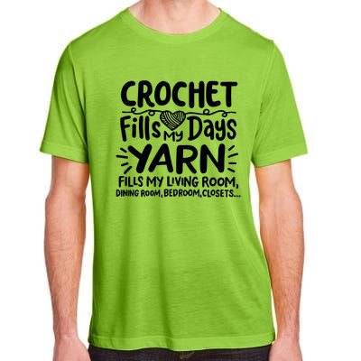 Funny Crochet Adult ChromaSoft Performance T-Shirt