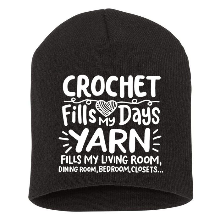 Funny Crochet Short Acrylic Beanie