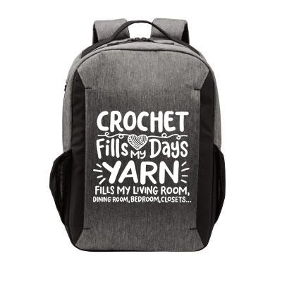 Funny Crochet Vector Backpack