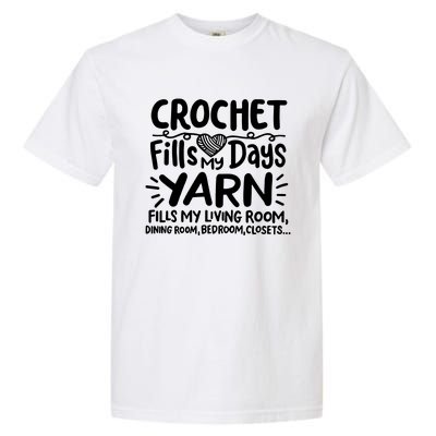 Funny Crochet Garment-Dyed Heavyweight T-Shirt