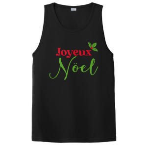 French Christmas French Merry Christmas Tank Top PosiCharge Competitor Tank