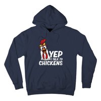 Funny Chicken For Men Women Crazy Chicken Farmer Lovers Hoodie