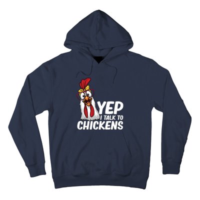 Funny Chicken For Men Women Crazy Chicken Farmer Lovers Hoodie