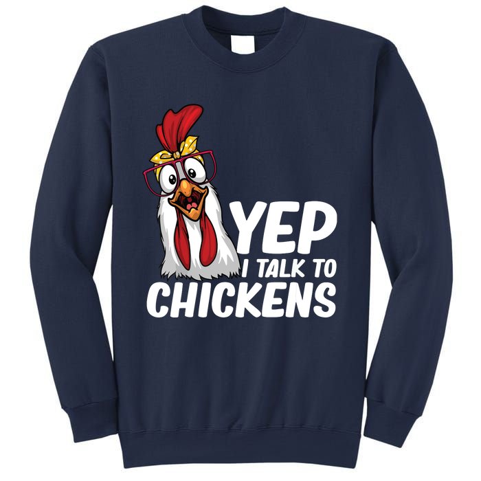 Funny Chicken For Men Women Crazy Chicken Farmer Lovers Sweatshirt