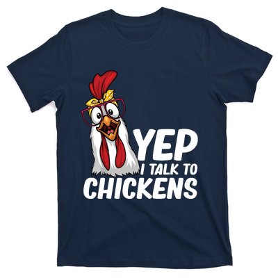 Funny Chicken For Men Women Crazy Chicken Farmer Lovers T-Shirt