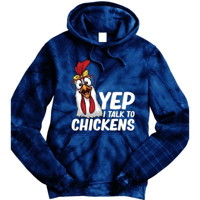 Funny Chicken For Men Women Crazy Chicken Farmer Lovers Tie Dye Hoodie