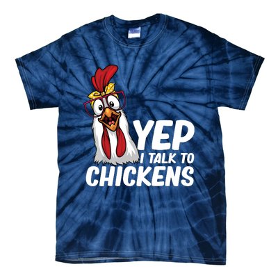 Funny Chicken For Men Women Crazy Chicken Farmer Lovers Tie-Dye T-Shirt