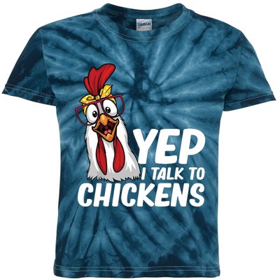 Funny Chicken For Men Women Crazy Chicken Farmer Lovers Kids Tie-Dye T-Shirt