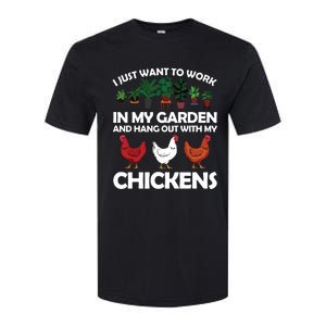 Funny Chicken For Men Women Gardening Chicken Lovers Garden Softstyle® CVC T-Shirt