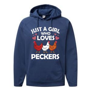 Funny Chicken For Women Chicken Farmer Flock Whisperer Performance Fleece Hoodie