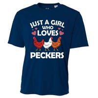 Funny Chicken For Women Chicken Farmer Flock Whisperer Cooling Performance Crew T-Shirt