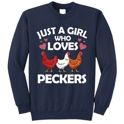 Funny Chicken For Women Chicken Farmer Flock Whisperer Sweatshirt