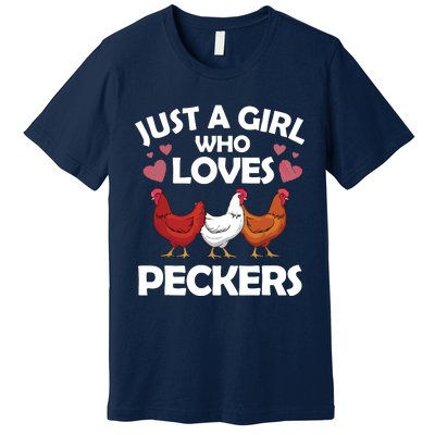 Funny Chicken For Women Chicken Farmer Flock Whisperer Premium T-Shirt