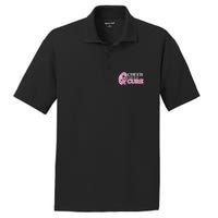 Football Cheer For The Cure Breast Cancer Awareness Ribbon PosiCharge RacerMesh Polo