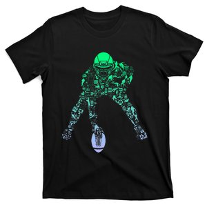 Football Center For Football Player Football T-Shirt