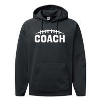 Football Coach Performance Fleece Hoodie