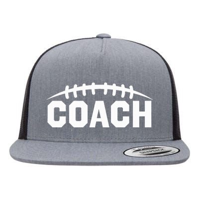 Football Coach Flat Bill Trucker Hat