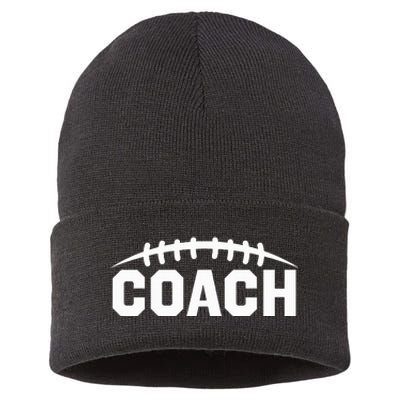 Football Coach Sustainable Knit Beanie