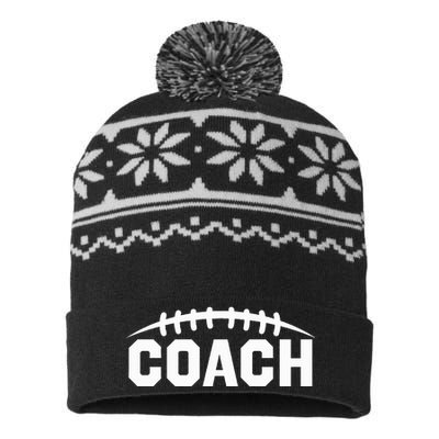 Football Coach USA-Made Snowflake Beanie