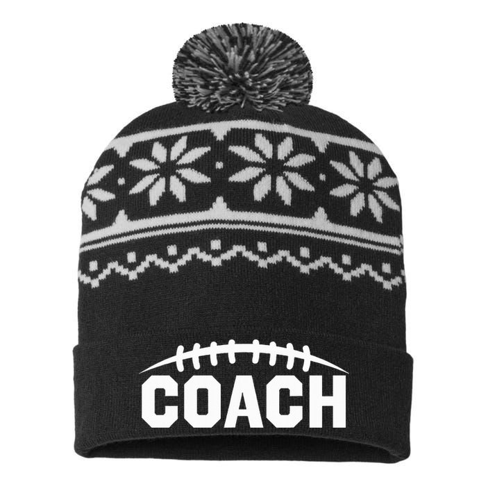 Football Coach USA-Made Snowflake Beanie