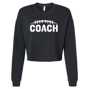 Football Coach Cropped Pullover Crew