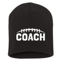 Football Coach Short Acrylic Beanie