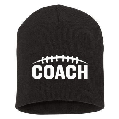 Football Coach Short Acrylic Beanie