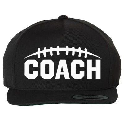 Football Coach Wool Snapback Cap