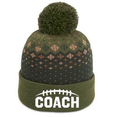 Football Coach The Baniff Cuffed Pom Beanie