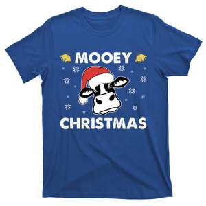 Funny Christmas Farm Cow Heifer Mooey Christmas Ugly Xmas Gift T-Shirt