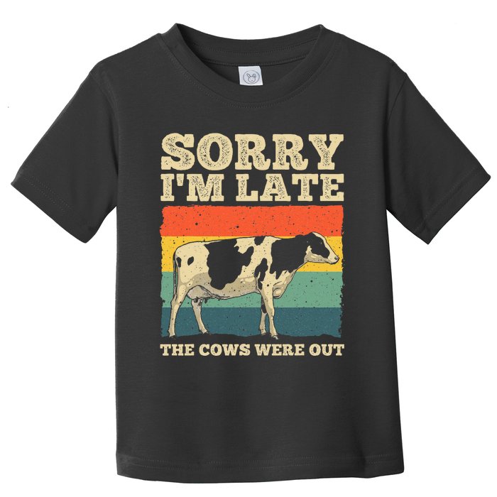 Funny Cow For Men Women Cow Farmer Herd Farming Animal Lover Toddler T-Shirt