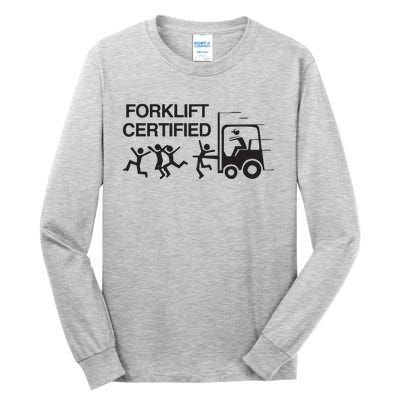 Forklift Certified Tall Long Sleeve T-Shirt