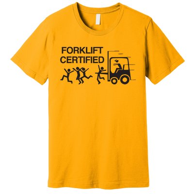 Forklift Certified Premium T-Shirt