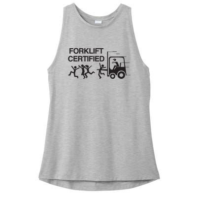 Forklift Certified Ladies PosiCharge Tri-Blend Wicking Tank