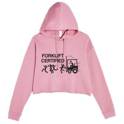 Forklift Certified Crop Fleece Hoodie