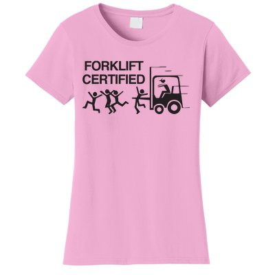 Forklift Certified Women's T-Shirt