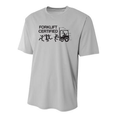 Forklift Certified Youth Performance Sprint T-Shirt