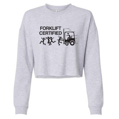 Forklift Certified Cropped Pullover Crew