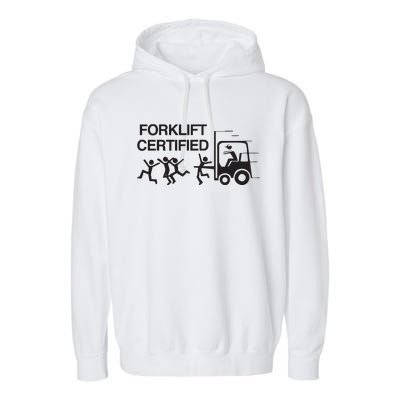 Forklift Certified Garment-Dyed Fleece Hoodie